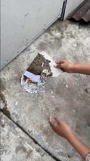 Tutorial on putting out a fire using sand #shorts