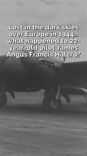 🌺 “A Young Pilot Lost in the Night Skies Over Berlin” — The Story of Flight Lieutenant James Angus Francis Halcro, Royal Canadian Air Force 🌺 James Angus Francis Halcro was born on 7 January 1922 in Cartierville, Quebec, Canada. He was the son of George Frank Halcro and Sadie Edith Halcro, and grew up in a close family rooted in Ottawa, Ontario. Before joining the air force, he worked as an office clerk — an ordinary civilian life shaped by routine, paperwork, and quiet expectation, far remove