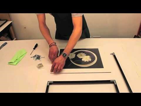 Custom Picture Frame , Aluminium Metal Framing , how to assemble , fit artwork and hang