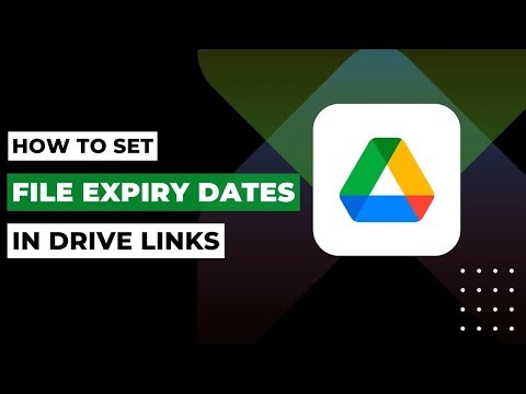 How To Set File Expiry Dates In Drive Links !