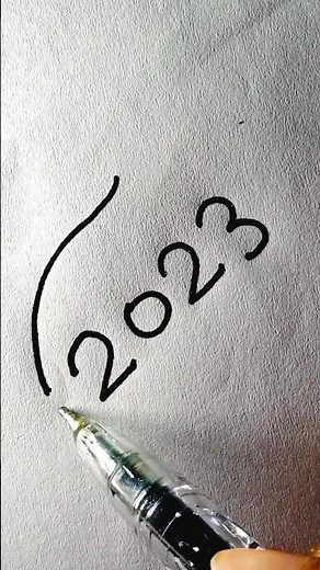 Tiger Drawing With 2023🐅🐯 How To Draw A Tiger| Easy Way To Draw A Tiger 🐅 For Beginners👨‍👦#shorts