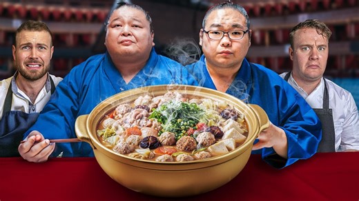 What sumo wrestlers actually eat before a fight