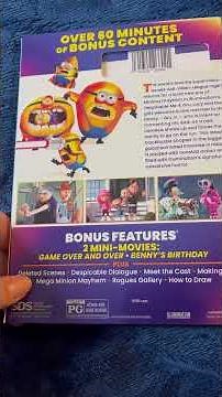 Despicable Me 4 DVD Unboxing