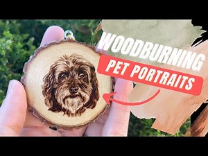 Pyrography Pet Portraits | Woodburning Projects That Sell #2