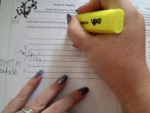 GCSE English Language Paper 1 walk through