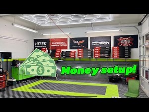 MONEY MAKING window tint shop set up!