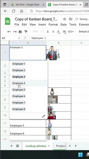 Add and Lookup Photos in Google Sheets #shorts