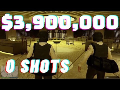 GTA 5 Online Casino Heist: Artwork $3,900,000 - No Bullets Wasted