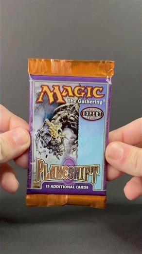 Opening a Planeshift Booster Pack from 2001 #mtg #mtgcommander #magicthegathering #foil