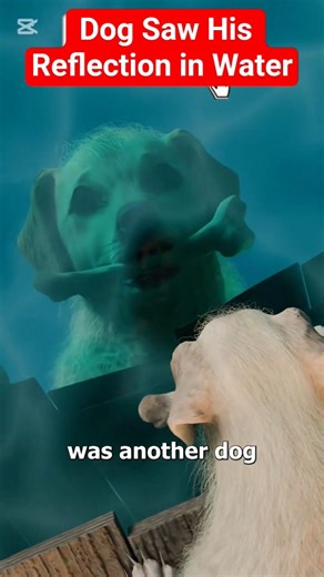 Dog Saw His Reflection in Water 🤔 | Moral Story