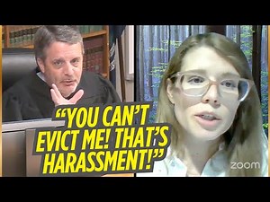 Entitled Tenant REFUSES To Pay Rent Then Claims Evicting Her is ChIld A*b*u*s*e and HARASSMENT!