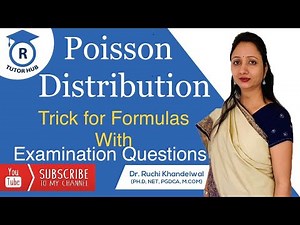 Fitting of Poisson Distribution| Examination Questions | Dr. Ruchi Khandelwal