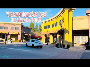 WALKING TOUR OF THE LARGEST VIETNAMESE PLAZA IN SAN JOSE CA! VIETNAM TOWN GRAND CENTURY MALL!