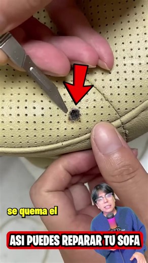 Cómo reparar un sofá quemado fácilmente