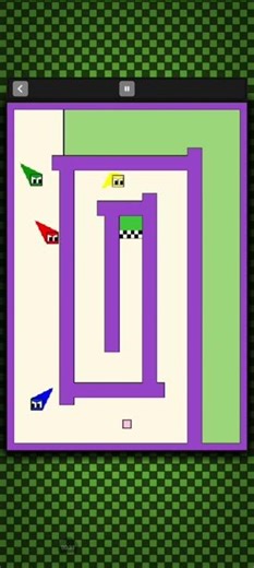 Square race 🟨🟩🟥🟦. #quad #games #racing