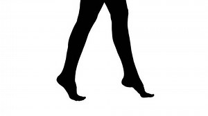 Silhouette Beautiful Female Legs Walking Elegantly Stock Footage Video (100% Royalty-free) 1020656320 | Shutterstock