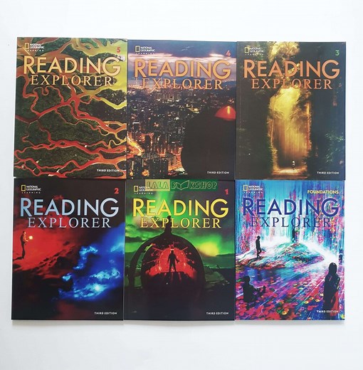 Bộ sách Reading Explorer (3rd edition) - Trọn bộ 6 cuốn Kèm Video và File Nghe [ Sách nhập khẩu] - LalaBookShop