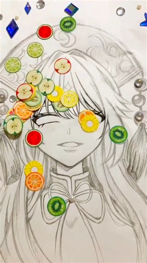 【イラストリクエスト】東方純狐さんを描いてみた#shorts #アナログ #イラスト#シール