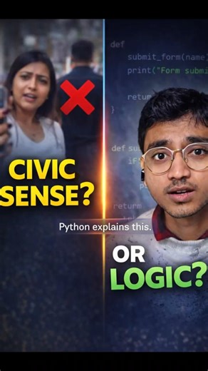 Courtesy vs Civic Sense Explained | Python Logic Example