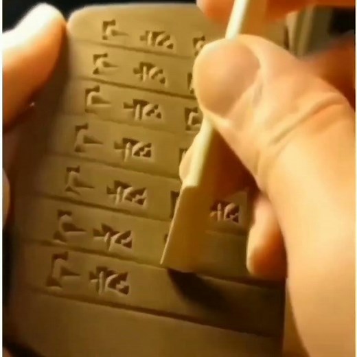 A escrita cuneiforme