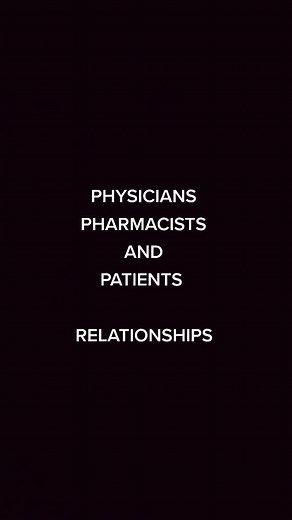 Physicians write, Pharmacist read and Patients take. #pharmacy #prescription #fyp
