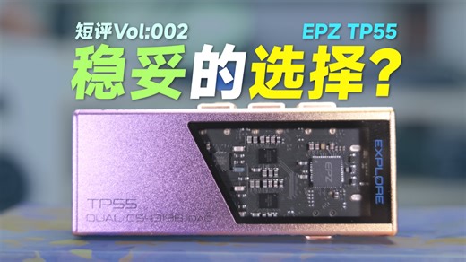 【短评】稳妥的选择？——EPZ TP55 便携解码耳放