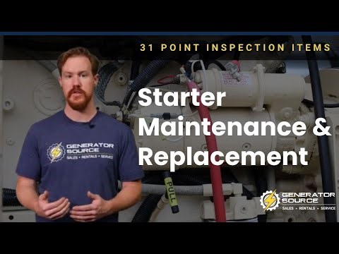 Commercial Generator Starter Maintenance & Replacement