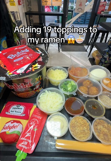 Adding 19 Toppings to Samyang Buldak Ramen | Loaded Ramen Ideas