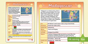 KS2 Madagascar Fact File