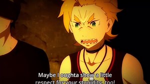 Intense Animated Drama Between Two Young Characters