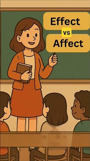 Effect vs Affect | shorts | Easy Trick to Remember the Difference with Examples #english