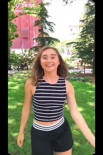 Tape challenge tiktok. Slow motion. New york girl.