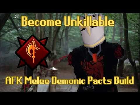 OSRS Leagues Six Demonic Pacts Builds: The Black Knight Become Unkillable - AFK Melee One Region Req