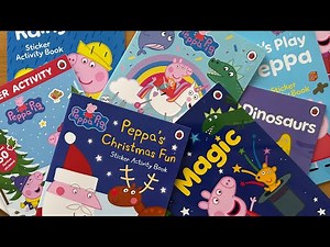 Peppa Pig’s Sticker Activity Book Collection - Biggest Peppa Pig Collection in the World!