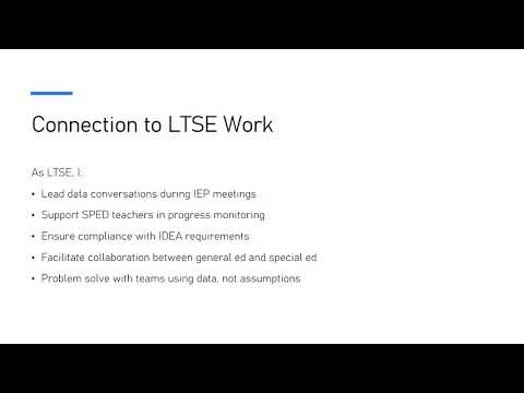 Shared Data Shared Decision Making in Special Education
