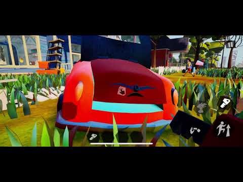 Doing a speed run ￼ in hello neighbor ￼￼￼