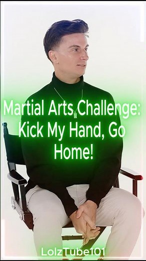 Martial Arts Challenge: Kick My Hand, Go Home!⚡🐶#shorts #trevor wallace