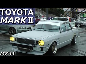 ブンブンするよ～♪MX41ブタ目マーク2 230ローレル 【淡路ノスタルジックカーミーティング】 Classic 旧車 グラチャン