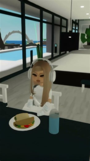 Mi rutina de la mañana 💗🎀🌸 #roblox #videogames #baby_girlsrbx