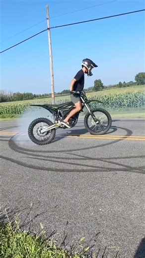 5th gear e-bike burnout‼️