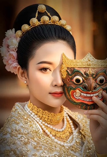 #dreamina #dreaminapioneer #capcutpioneer 🔥🎭 AI Ramakien Mask Cinematic Portrait Trend is exploding on TikTok 👑 AI နဲ့ ရိုးရိုး portrait တစ်ပုံကို half-face Ramakien mask reveal cinematic character အဖြစ် ပြောင်းနိုင်တဲ့ trend က Southeast Asia မှာ viral ဖြစ်နေပါတယ် ✨ มือหนึ่งถือหน้ากากรามะเกียรติ์ อีกด้านเป็นสายตานิ่งลึก โทนทอง–เขียว–แดง ให้ความรู้สึกศักดิ์สิทธิ์ สงบ แต่ทรงพลังมาก 👑 ຮູບແບບ half-face mask traditional costume ຮູ້ສຶກເຫມືອນຕົວລະຄອນໃນນິທານປະຫວັດສາດ 🎭 Low-angle cinematic feel, dra