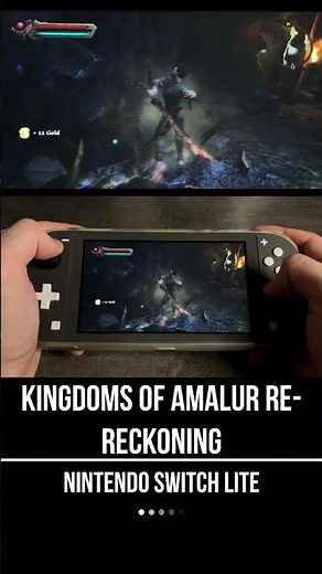 Kingdoms of Amalur Re-Reckoning Nintendo Switch Lite Gameplay