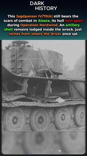 The Shell Still Trapped Inside This WWII Tank | Dark History