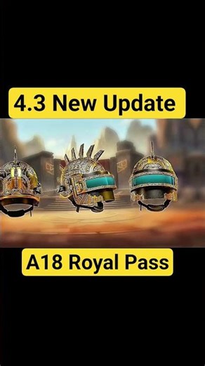 4.3 Update 🥰 Next A18 Royal Pass Leaks: 1-100 RP Rewards Revealed! BGMI/PUBG