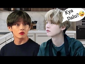 Bts Jin & Suga Cooking 🍩 | Bts Cooking Chef | Hindi Dubbing | bts members | bts army | bts run |
