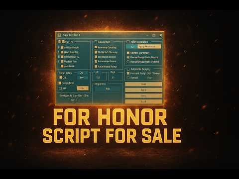 For Honor Script - Full Features ( Controller support )