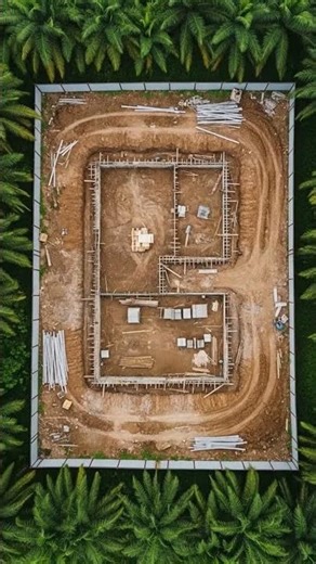 Incredible Time-Lapse: Swamp → Dream Resort Pool 🏝️ #beforeafter #automobile