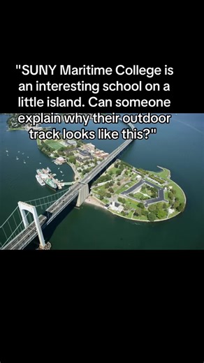 Curious Design of SUNY Maritime College Track