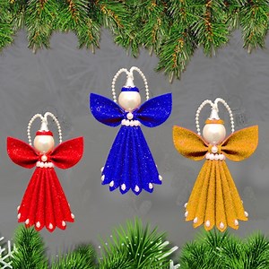 608K views · 7.1K reactions | Christmas Decorations Angel - DIY Christmas Decorations | My Arts & Crafts | Facebook