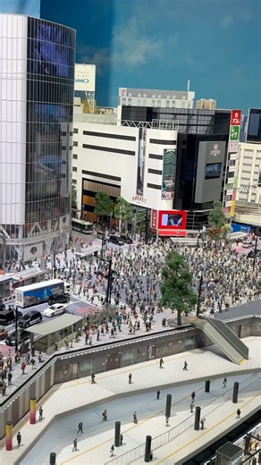 【渋谷】渋谷⁉︎いいえここはミニチュアの世界~small worlds~#渋谷 #渋谷スクランブル交差点 #shibuya